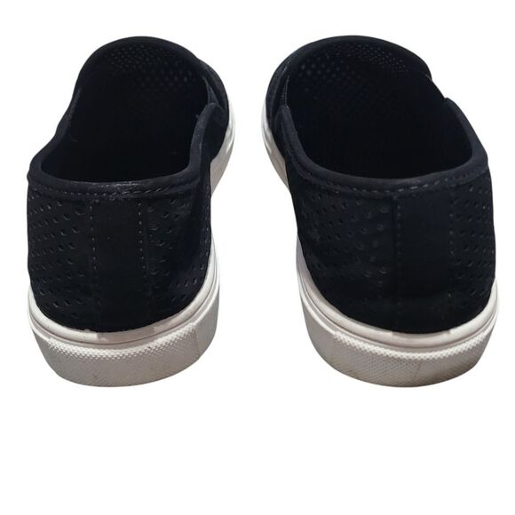 Black Perforated Slip On Sneaker - Picture 5 of 6